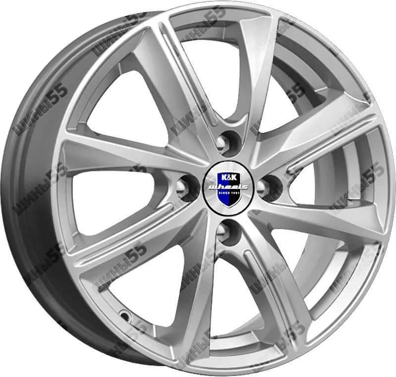 Диск K&K Арнар (КС890) 6x15 4x100 ET35 67,1 Сильвер