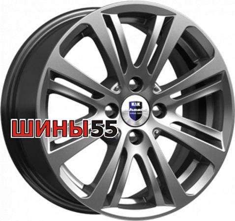 Диск КиК Беринг 5,5x14 4x100 ET43 67,1 Дарк платинум