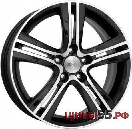 Диск КиК Борелли 6,5x16 5x114,3 ET43 67,1 Алмаз черный