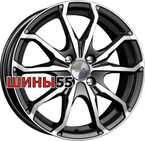 Диск K&K Brent (КС733) 6x16 4x100 ET50 60,1 Алмаз черный