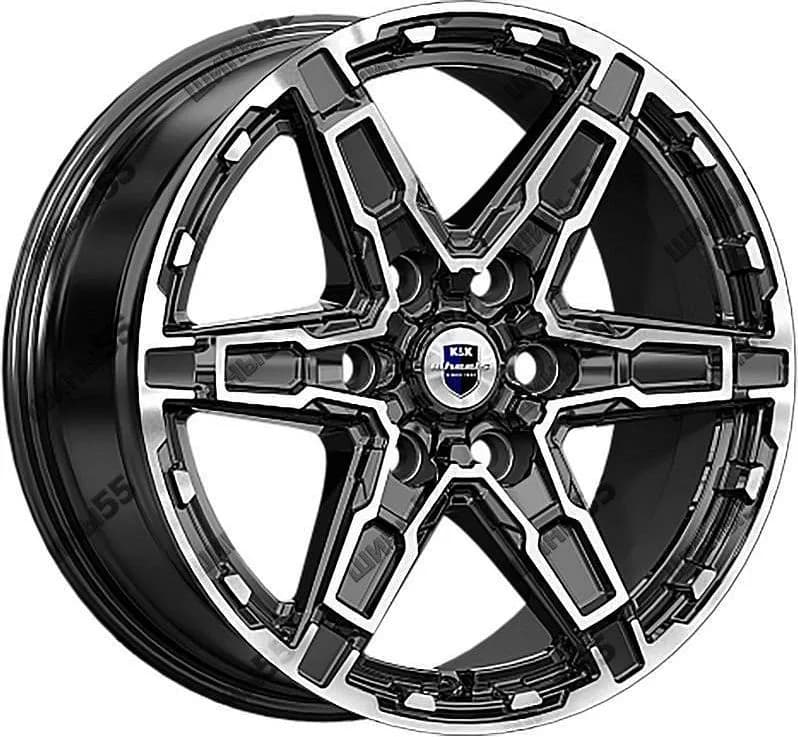 Диск K&K Дистрикт (КС1159) 8x18 6x139,7 ET42 75,1 Алмаз черный