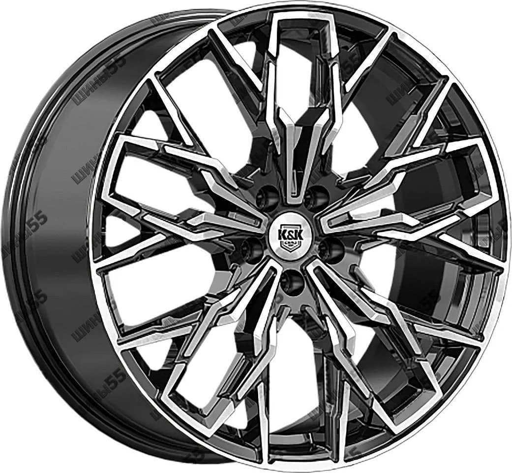 Диск K&K Элерон (КС1168) 9x20 5x130 ET50 71,6 Алмаз черный
