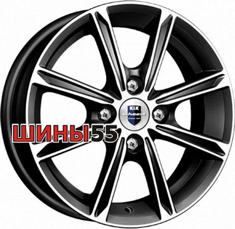 Диск K&K Флэш (КС698) 5x14 4x98 ET35 58,5 Алмаз черный