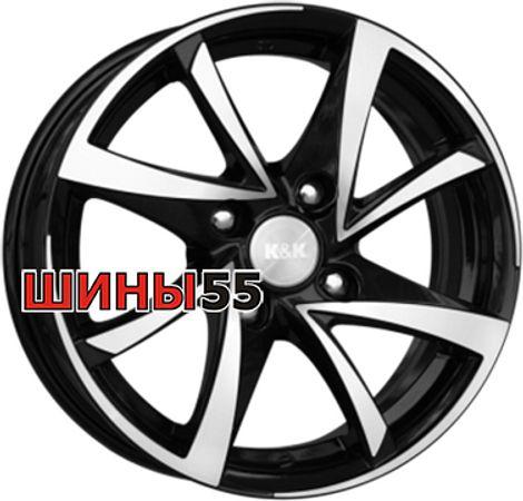 Диск K&K Игуана (КС546) 6,5x15 4x100 ET40 60,1 Алмаз черный