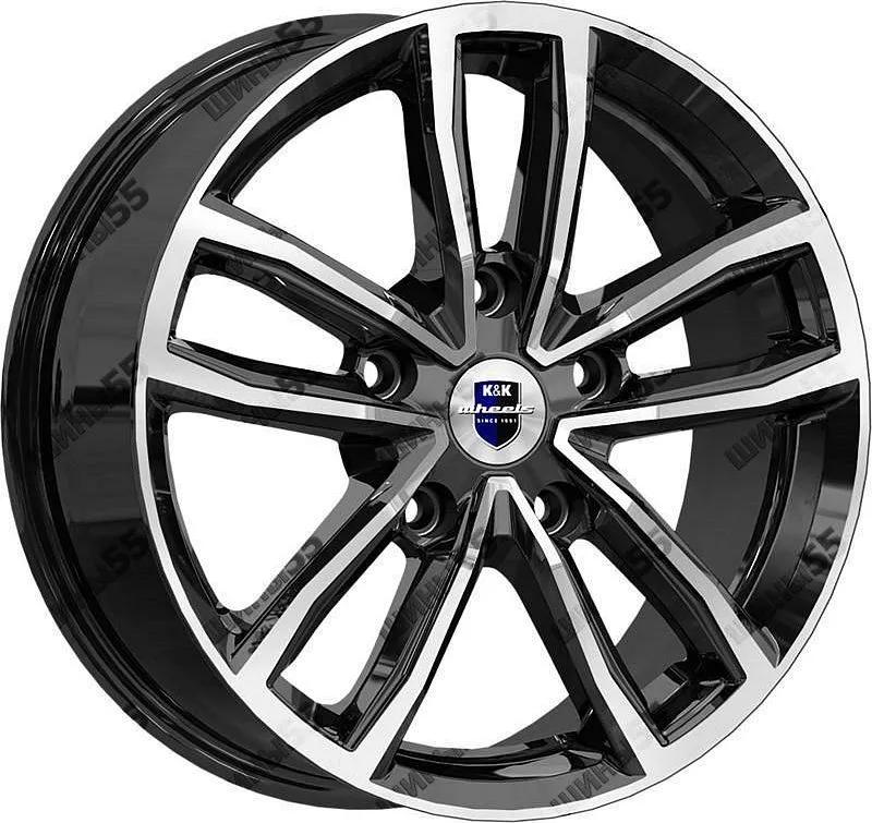 Диск K&K Каланг (КС1086) 6,5x17 5x114,3 ET37 66,6 Алмаз черный
