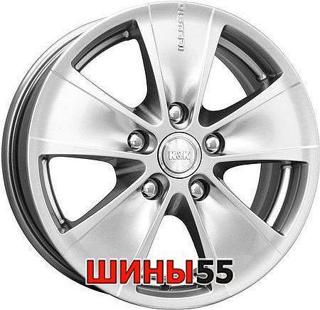 Диск КиК Иллюзио 6x15 5x100 ET38 67,1 Блэк Платинум