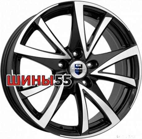 Диск KиK Игуана (КС590) 7x17 5x108 ET48 63,35 Алмаз черный