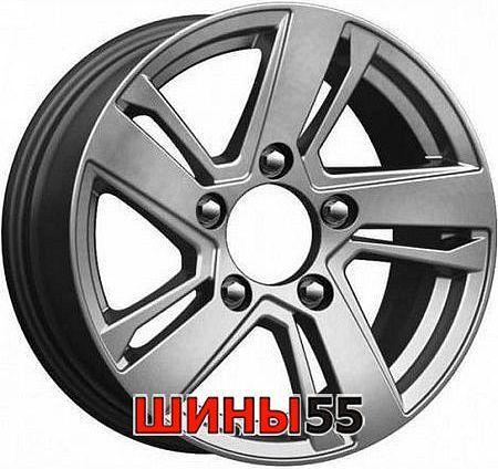 Диск KиK Каштак (КС889) 7x16 5x139,7 ET40 98 Дарк платинум