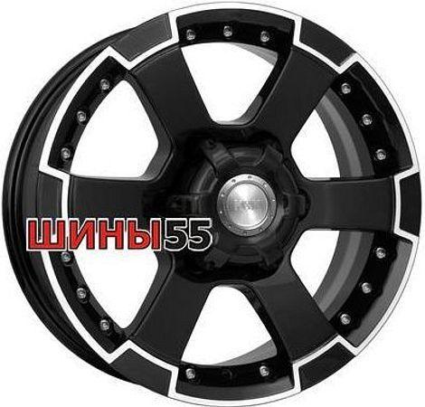 Диск КиК М56 7x16 6x139,7 ET38 108,1 Алмаз черный