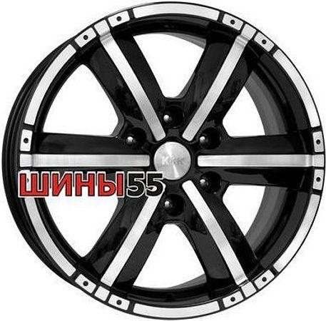 Диск КиК Окинава 7,5x17 6x114,3 ET30 66,1 Алмаз черный