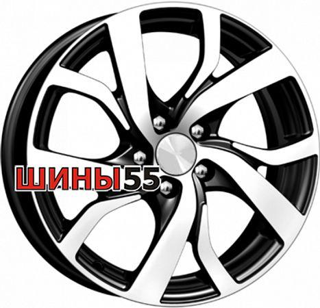 Диск K&K Палермо (КС607) 6,5x16 5x100 ET38 67,1 Алмаз черный