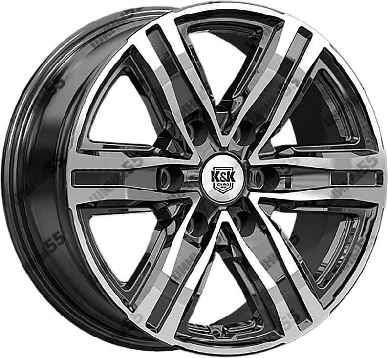 Диск K&K R8 (КС1174) 7,5x17 6x139,7 ET38 67,1 Алмаз черный
