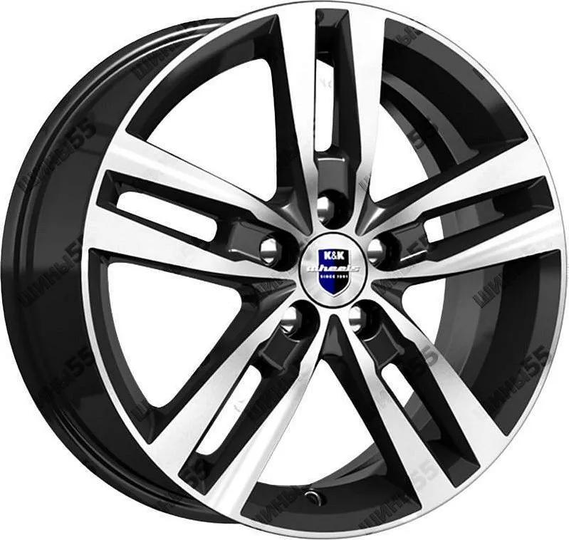 Диск K&K Rassvet-оригинал (КС868) 6,5x16 5x100 ET48 56,1 Алмаз черный SK