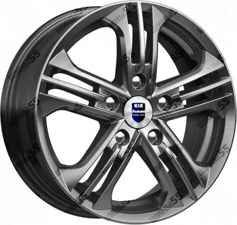 Диск K&K Trinity-оригинал (КС615) 6x15 5x112 ET47 57,1 Дарк платинум