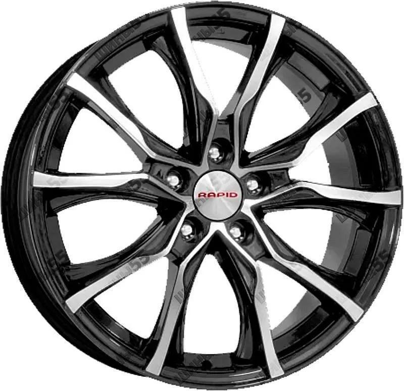 Диск K&K Твист (КС697М) 7,5x17 5x110 ET39 65,1 Алмаз черный