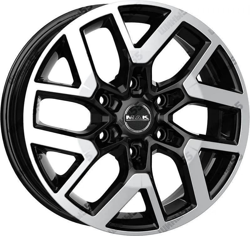 Диск MAK Gravel 7,5x17 6x139,7 ET38 67,1 Black mirror