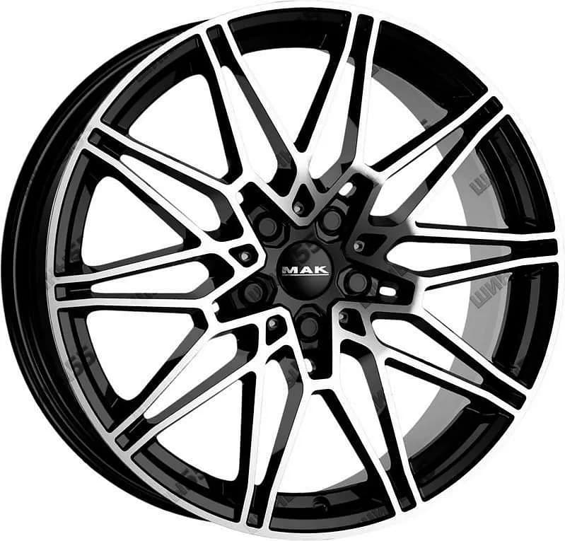 Диск MAK Koenig 7,5x18 5x112 ET22 66,6 Black mirror