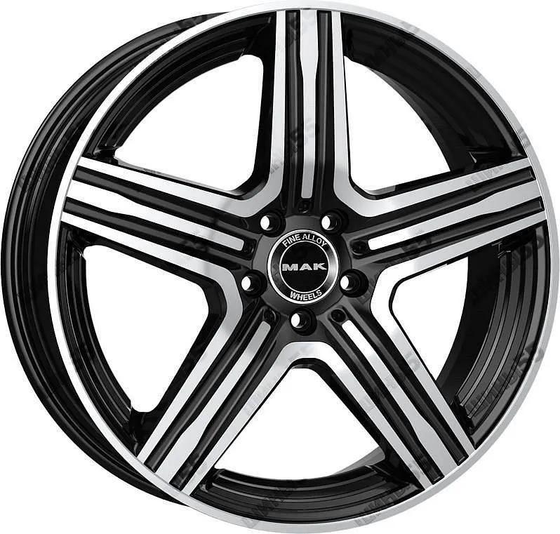 Диск MAK Lewis 9x18 5x112 ET50 66,6 Black mirror