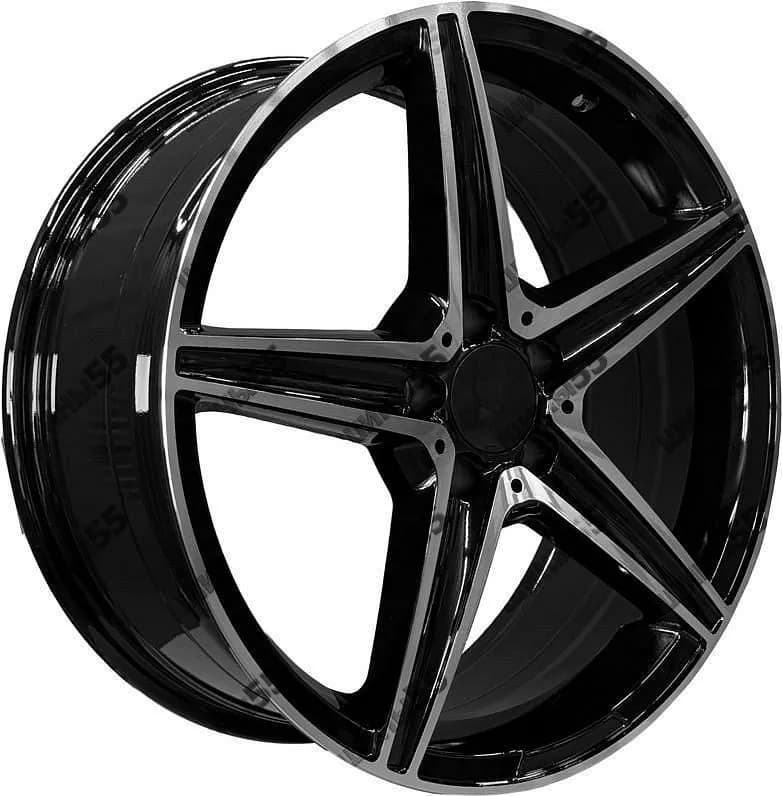 Диск PDW 5261 8x19 5x112 ET35 66,6 Gloss Black Machine Face