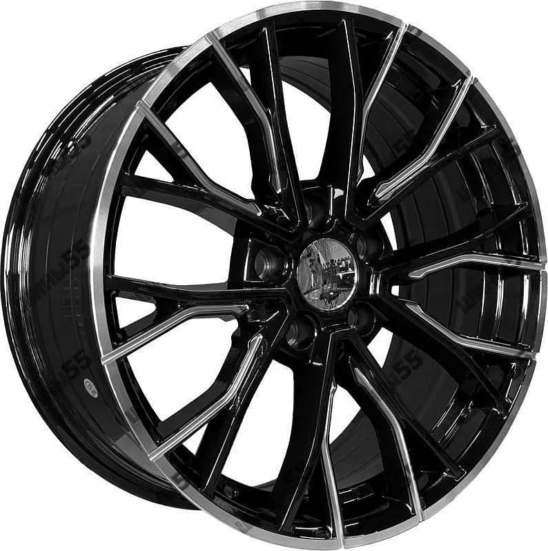 Диск PDW 5438 8x18 5x120 ET33 72,56 Gloss Black Machine Edge and Milled Spoke