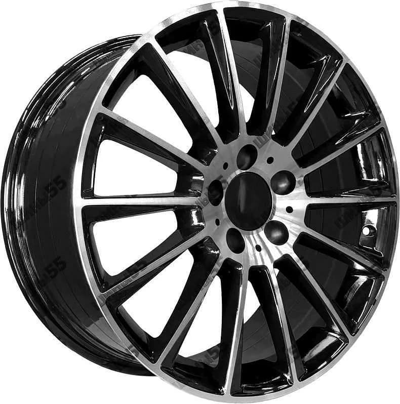 Диск PDW 5459 8x18 5x112 ET35 66,56 Gloss Black Machine Face