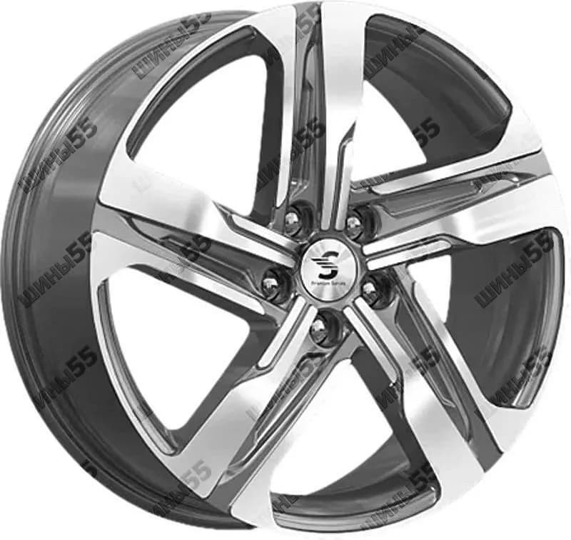 Диск Premium Series КР004 (Sportage) 7,5x19 5x114,3 ET50 67,1 Diamond Gloss Graphite