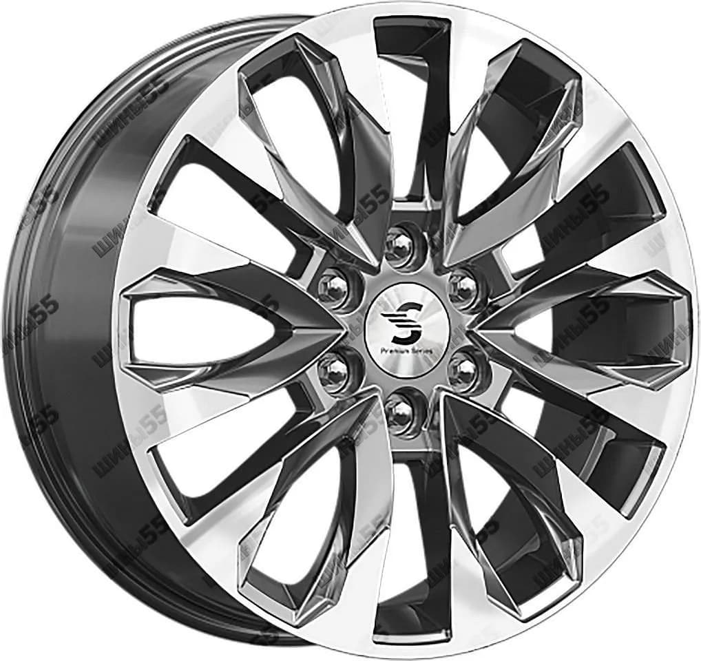 Диск Premium Series КР007 (TANK 700) 8x20 6x139,7 ET55 100,1 Diamond Gloss Graphite