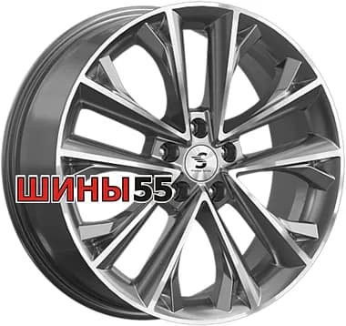Диск Premium Series КР012 (Jetour X70 Plus/X90 Plus) 7x18 5x108 ET38 60,1 Diamond Gloss Graphite