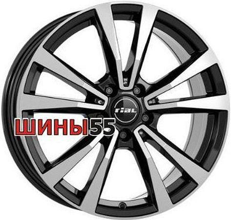 Диск Rial M12X 9x20 5x112 ET42 66,5 Diamant black front polished