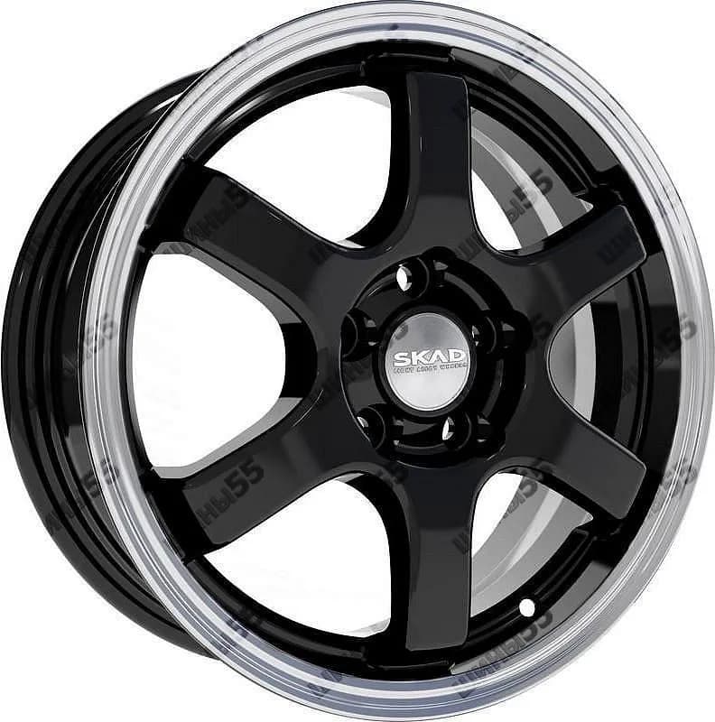 Диск СКАД Киото (КЛ249) 6x15 4x100 ET45 67,1 Антрацит-алмаз
