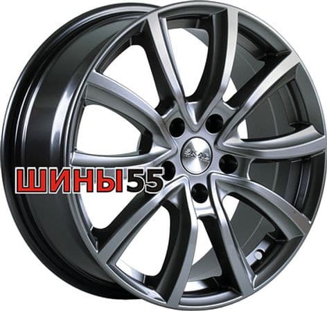 Диск СКАД Онтарио (КЛ216) 7x17 5x114,3 ET37 66,6 графит