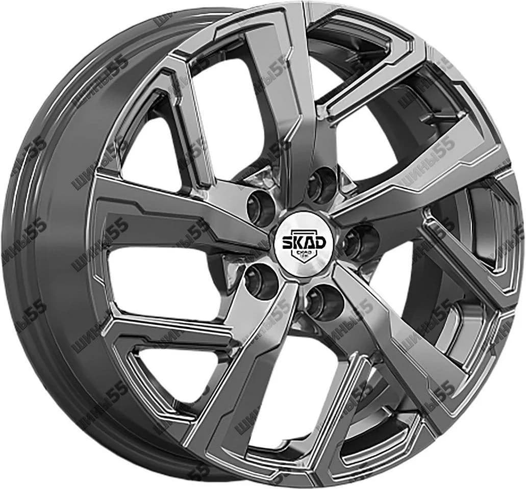 Диск СКАД Смолвуд (КЛ1200) 6x15 5x100 ET43 57,1 Графит