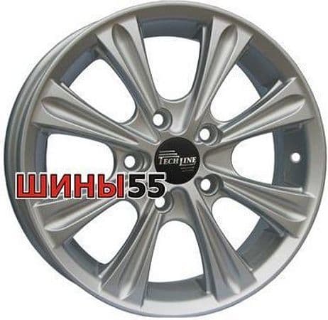 Диск TechLine 523 6x15 4x114,3 ET45 56,6 Silver