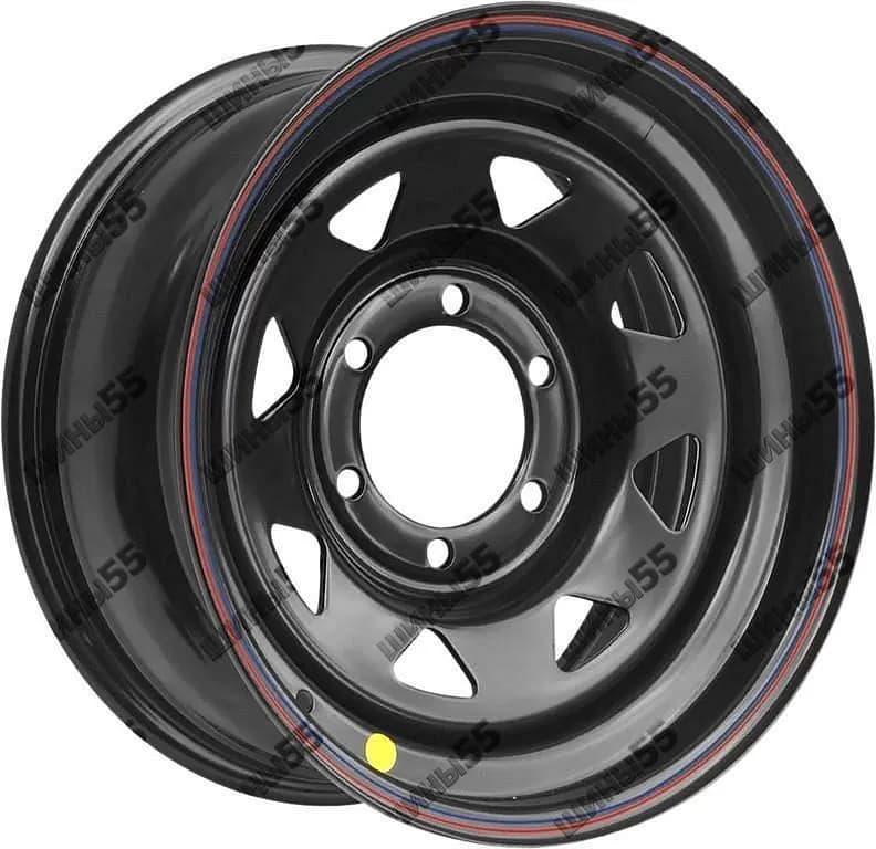 Диск ZEPP 4x4 Toyota Hilux 2.5D, 3.0D (треуг. мелкий) 8x16 6x139,7 ET10 110 Черный