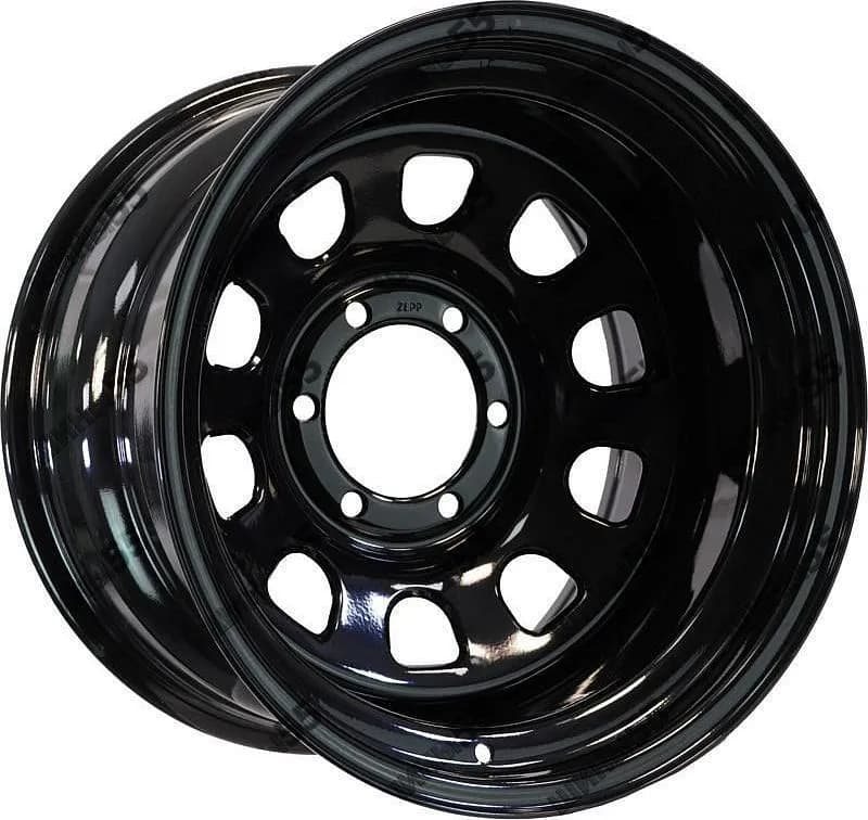 Диск ZEPP 4x4 Toyota Nissan Triangle 10x17 6x139,7 ET-40 110 Gloss Black