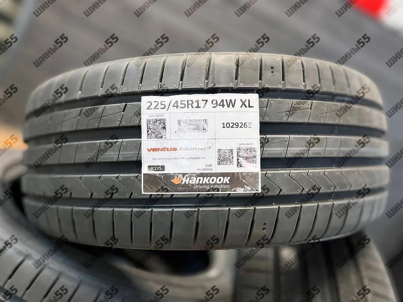 225/45R17 Hankook Ventus Prime 4 K135 (94W)