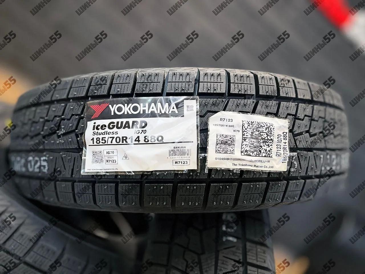 185/70R14 Yokohama IceGuard IG70 (88Q) (пр-во Япония)