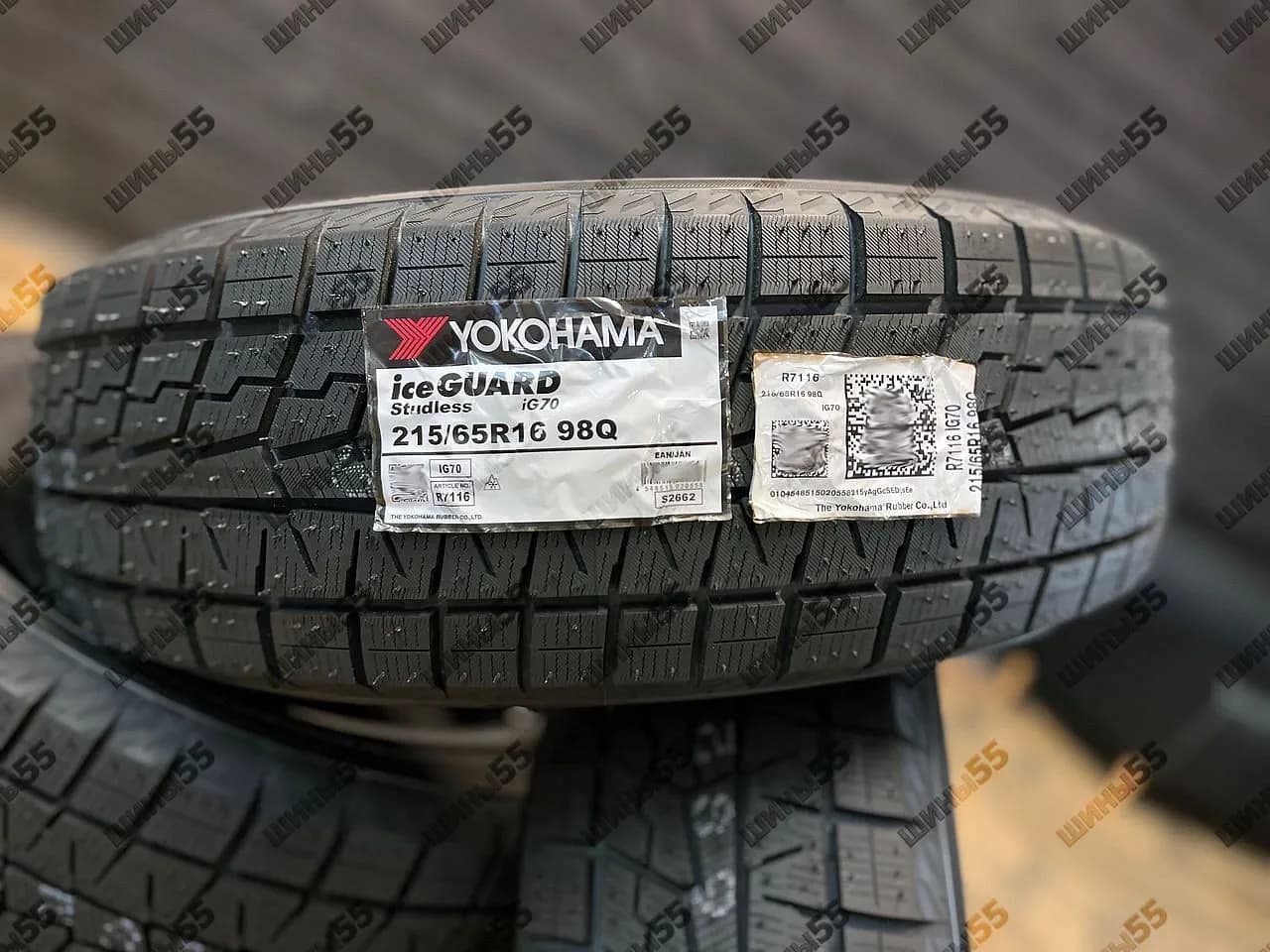 215/65R16 Yokohama IceGuard IG70 (98Q) (пр-во Япония)