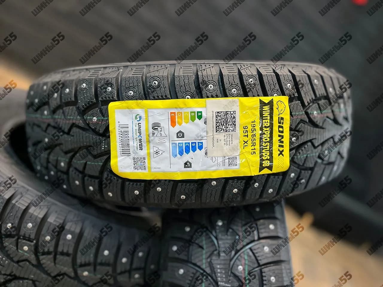 195/65R15 Sonix Winter X Pro Studs 68 (95T)