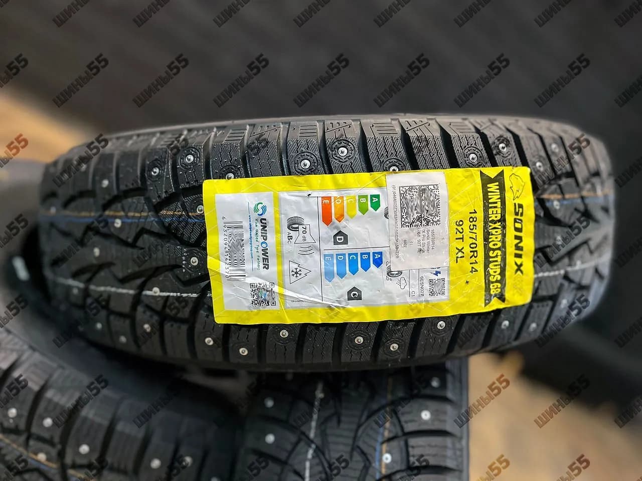 185/70R14 Sonix Winter X Pro Studs 68 (92T)