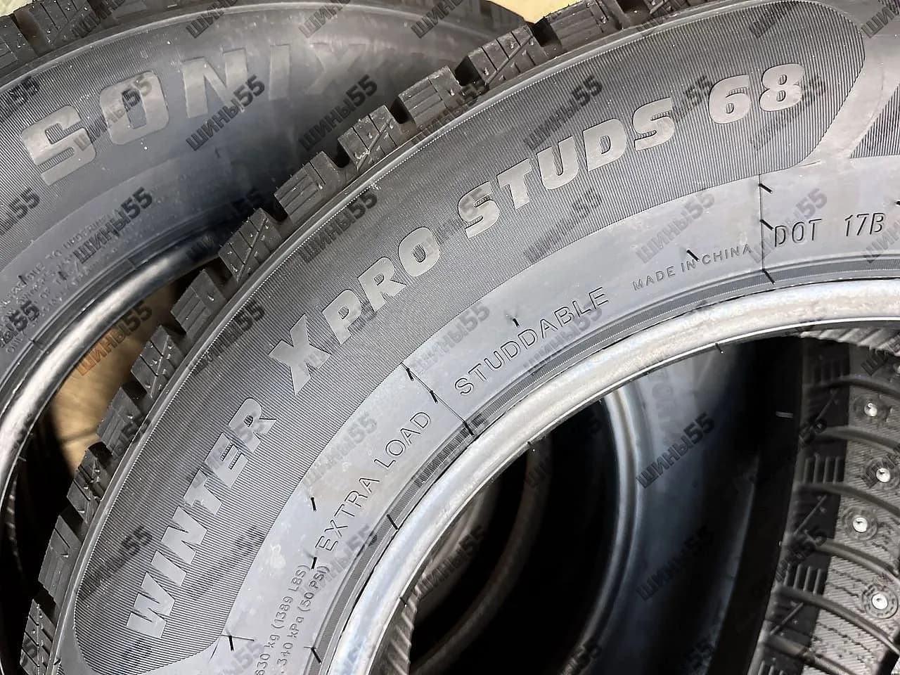 185/70R14 Sonix Winter X Pro Studs 68 (92T)