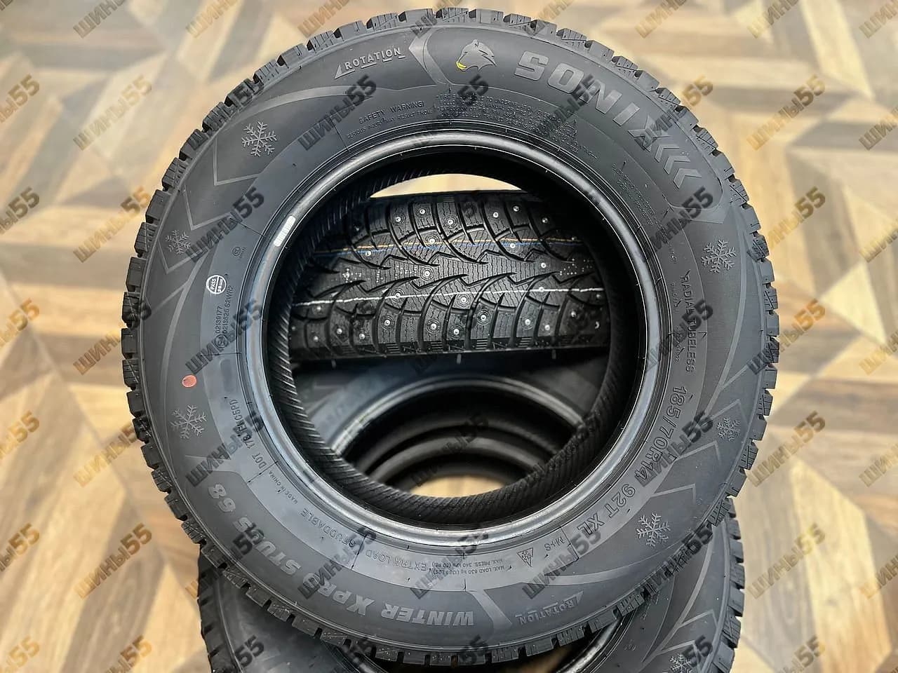 185/70R14 Sonix Winter X Pro Studs 68 (92T)