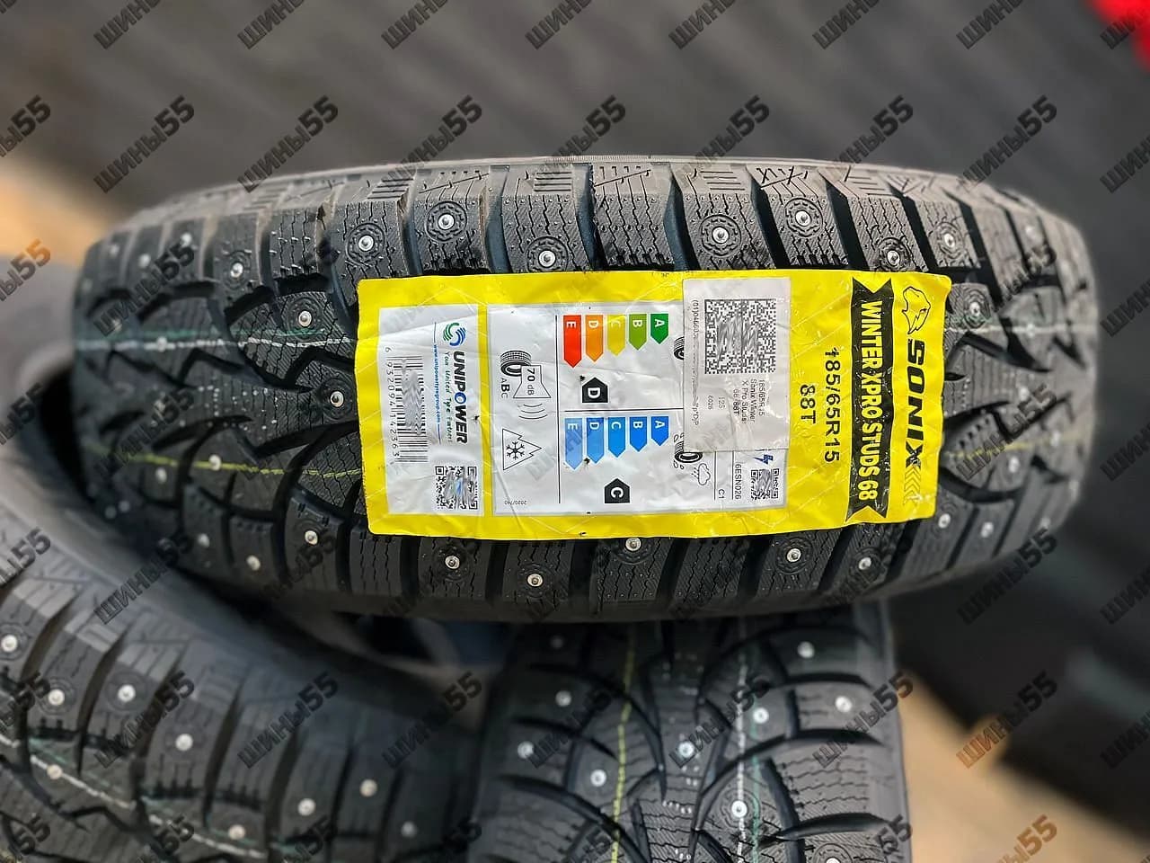 185/65R15 Sonix Winter X Pro Studs 68 (88T)