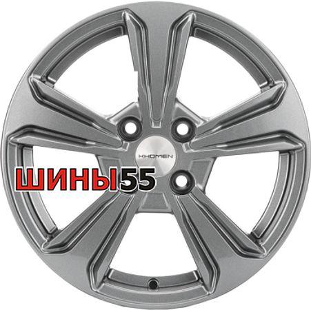 Диск Khomen Wheels KHW1502 (Rio/Solaris) 6x15 4x100 ET46 54,1 Gray